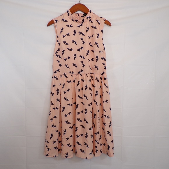 Liza Luxe Dresses & Skirts - LIZA LUXE ModCloth Bird Print Dress, Sz L